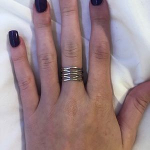 Silver ring size 8